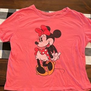 Women’s Disney brand Crop Top- Vintage Minnie size Large